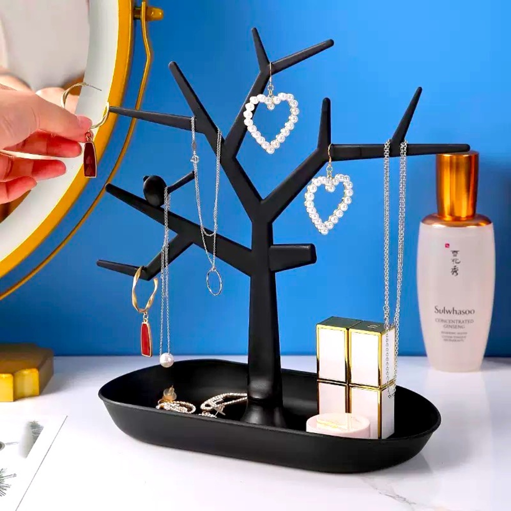 Black Jewelry Tree Organizer